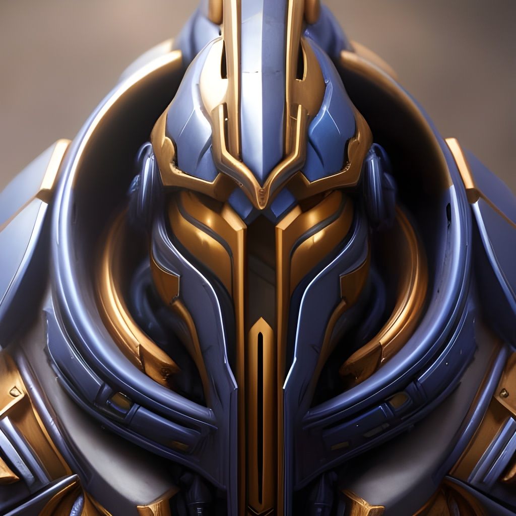 Steampunk Knight Portrait in Detailed Armor