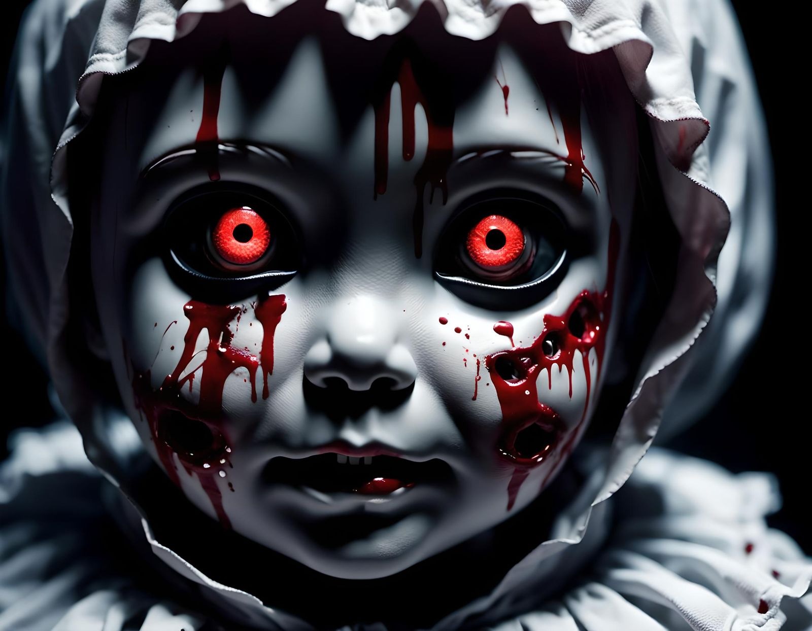 Creepy Bloody Doll: Dark Cinematic Horror