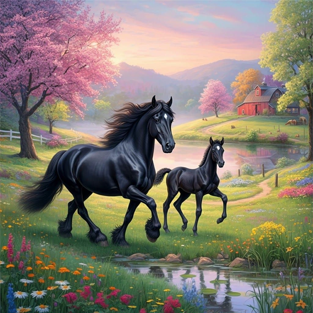 Friesian Horses