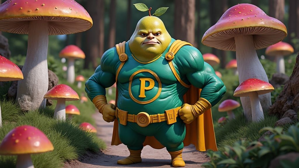 Pear Man, Hero of the Glowing Forest