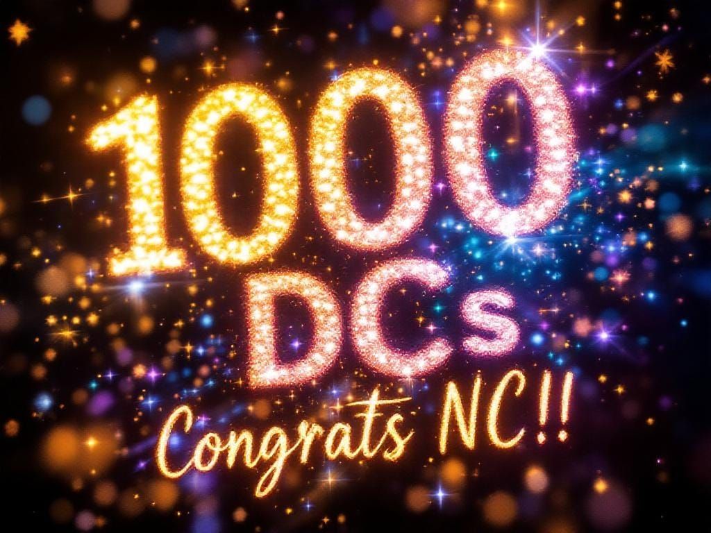 1000 DCs!!