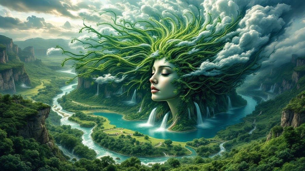 Vesna: Surreal Slavic Goddess of Spring