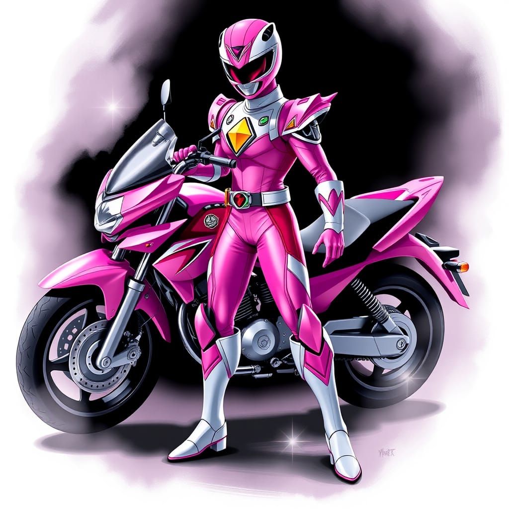 Power Ranger Pink Jewel Rider