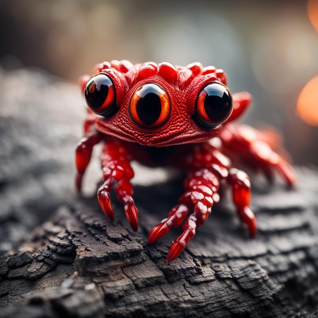 Menacing Multi-Headed Dragon with Reflective Crystal Eyes