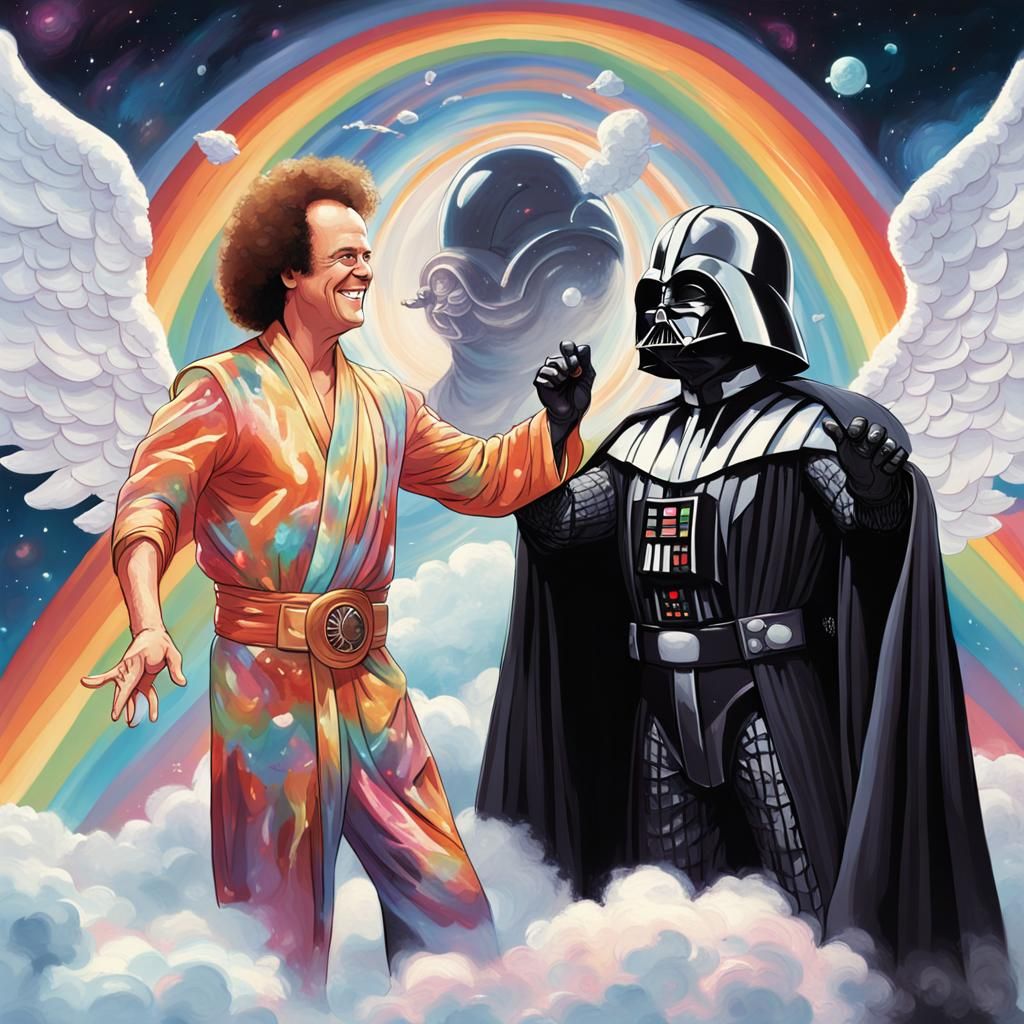 Richard Simmons and Darth Vader, Concept Art