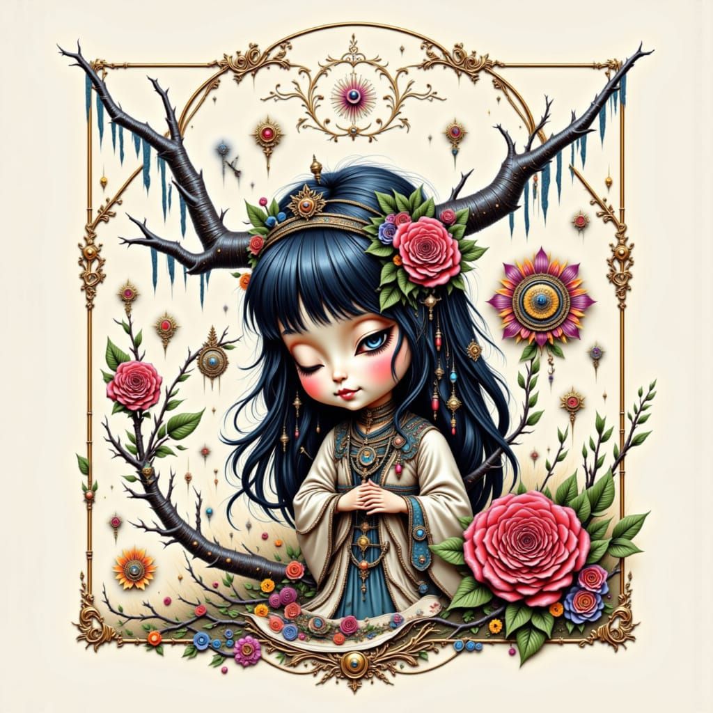 Stylized Cat Portrait