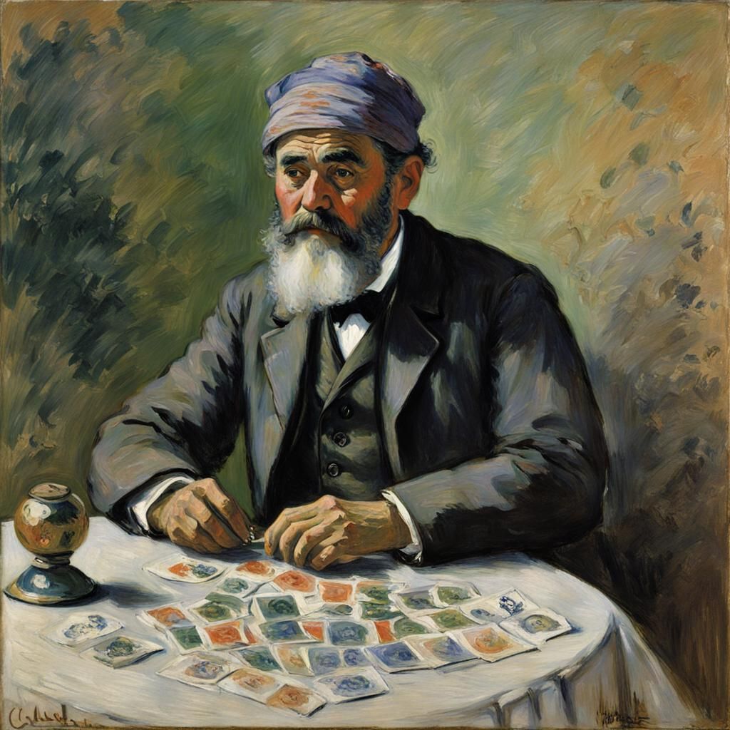 Impressionistic Portrait of a Fortune Teller