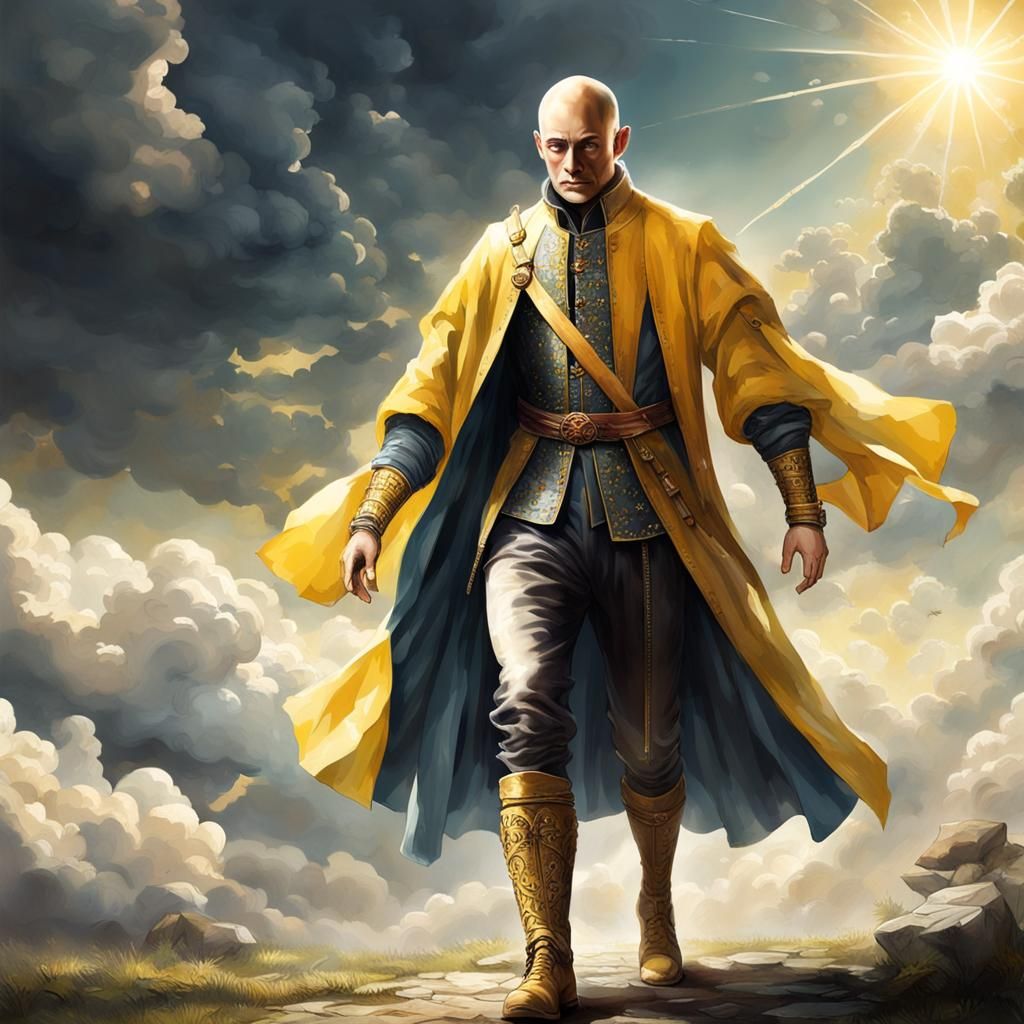 Masked Man in Sunlight