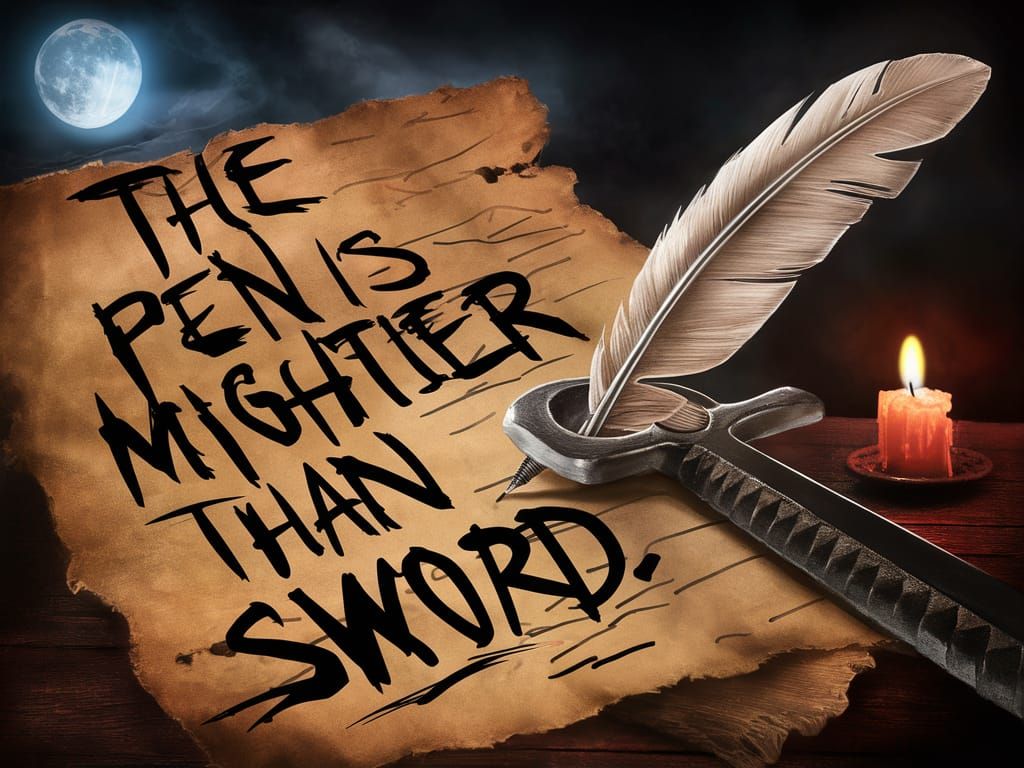 The Pen is Mightier: Quill Sword on Parchment