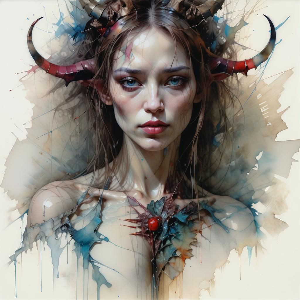 Beautiful Demon Healer: A Surreal Masterpiece