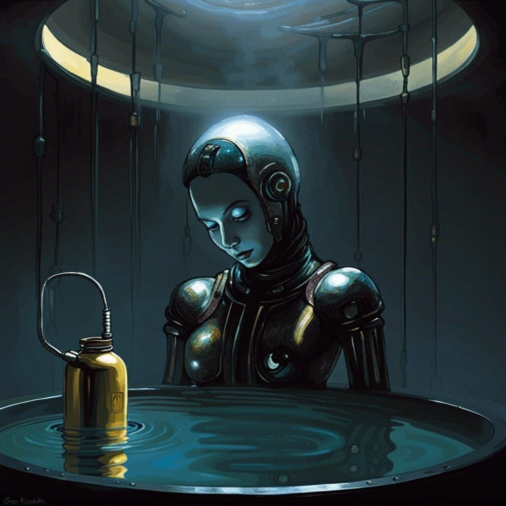 Robot in Sensory Deprivation Tank with Genie