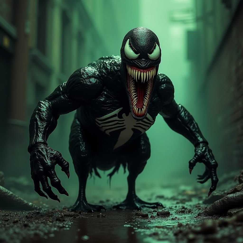 Venom Duck: Menacing Comic Book Hybrid