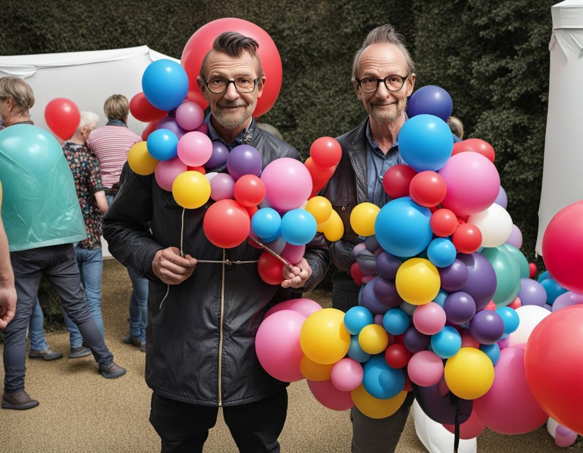Balloonpunk Balloon Modeller in Punk Aesthetic