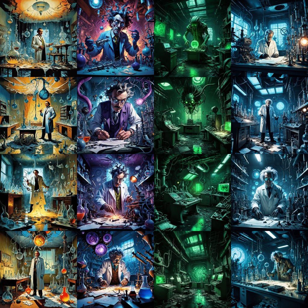 Eccentric Inventor in a Lab of Chaos