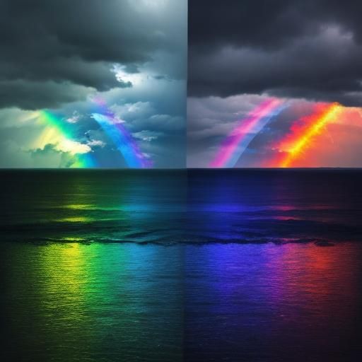 Rainbow in a Thunderstorm: A Duality