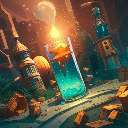 Stars in a Bottle: Hyperdetailed Concept Art