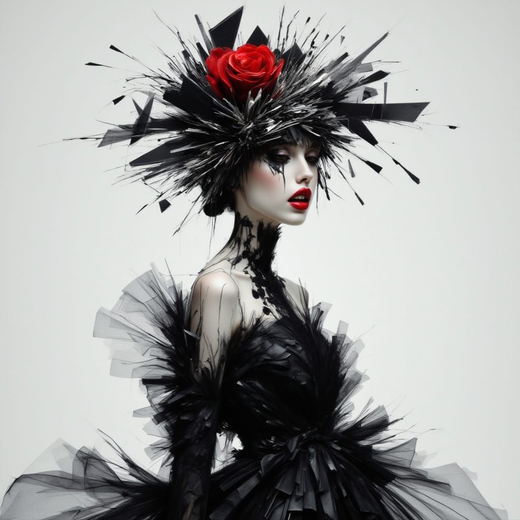 Avant Garde modern high fashion