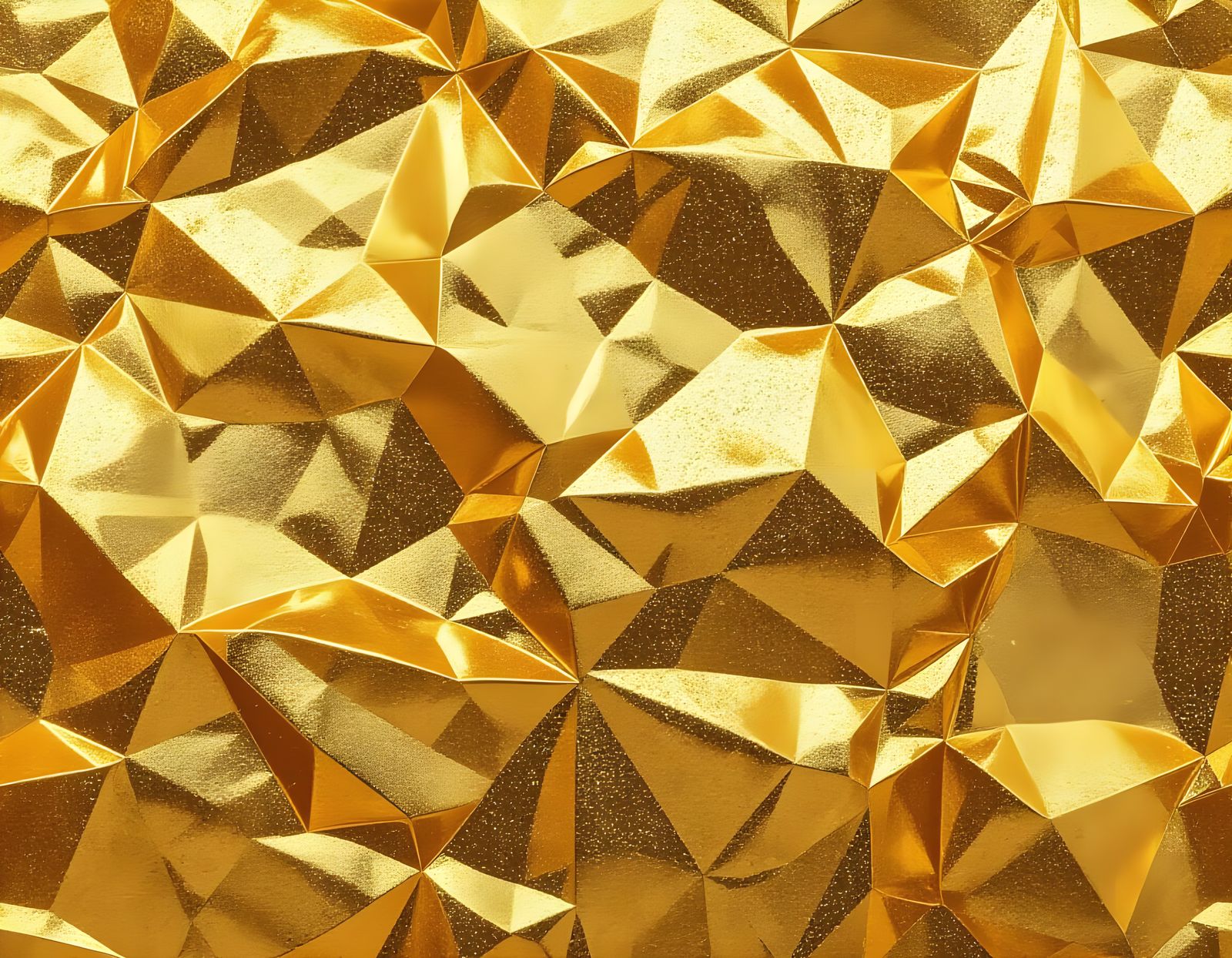 Luxury Gold Leaf Texture: 3D Rendered Wallpaper