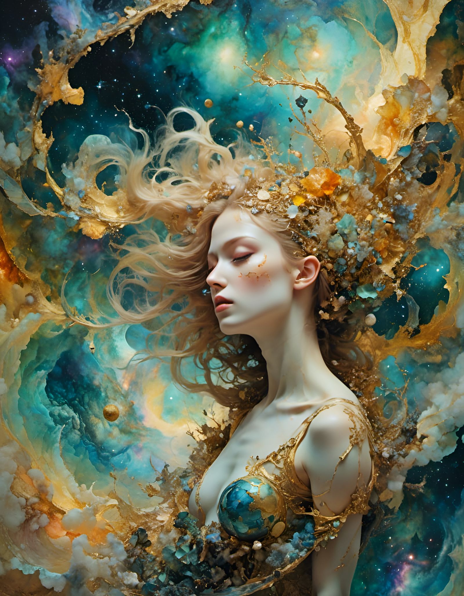 Eternal Beauty in Hyperkraximalism Style