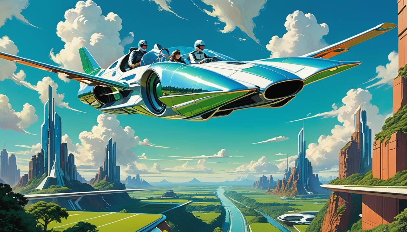 Jack and Julia Soar in a Hyper-Realistic Comic Art