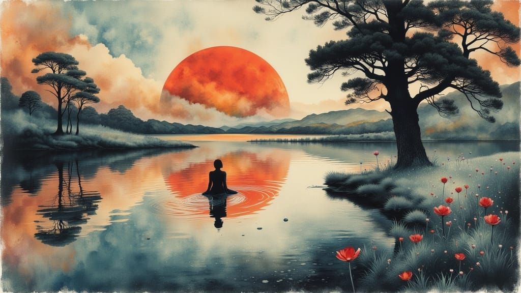 Surreal Optical Illusion of Dreamlike Reality