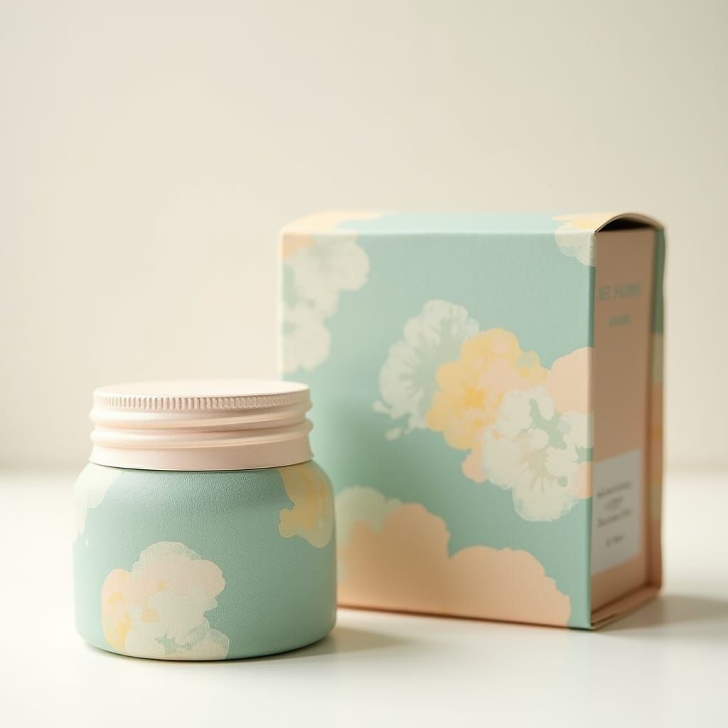 Elegant Pastel Packaging for Hand Care Set