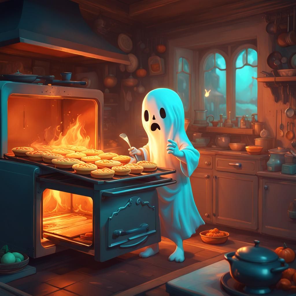 Ghost Baker: Hyperdetailed Concept Art