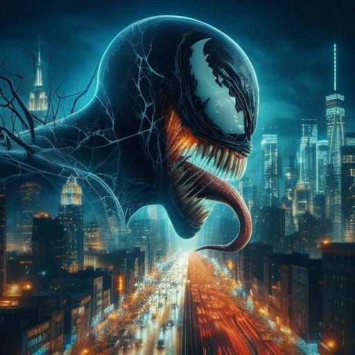 Wonder Woman Silhouette Dominates Cityscape