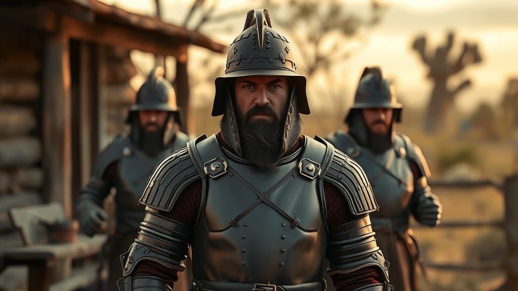 Chocolate Armored Ned Kelly in Outback Setting