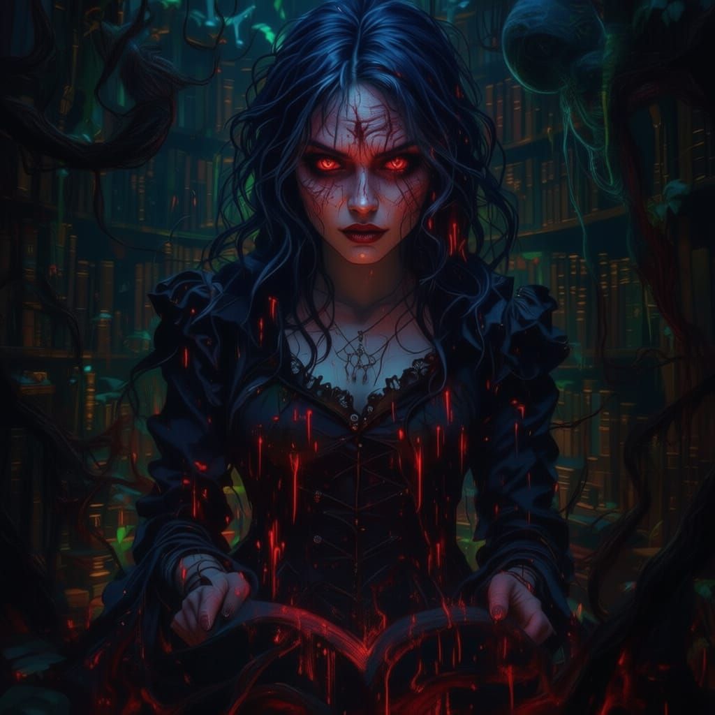 Master of Illusions with Vibrant Pink and Gray Gradient Back...