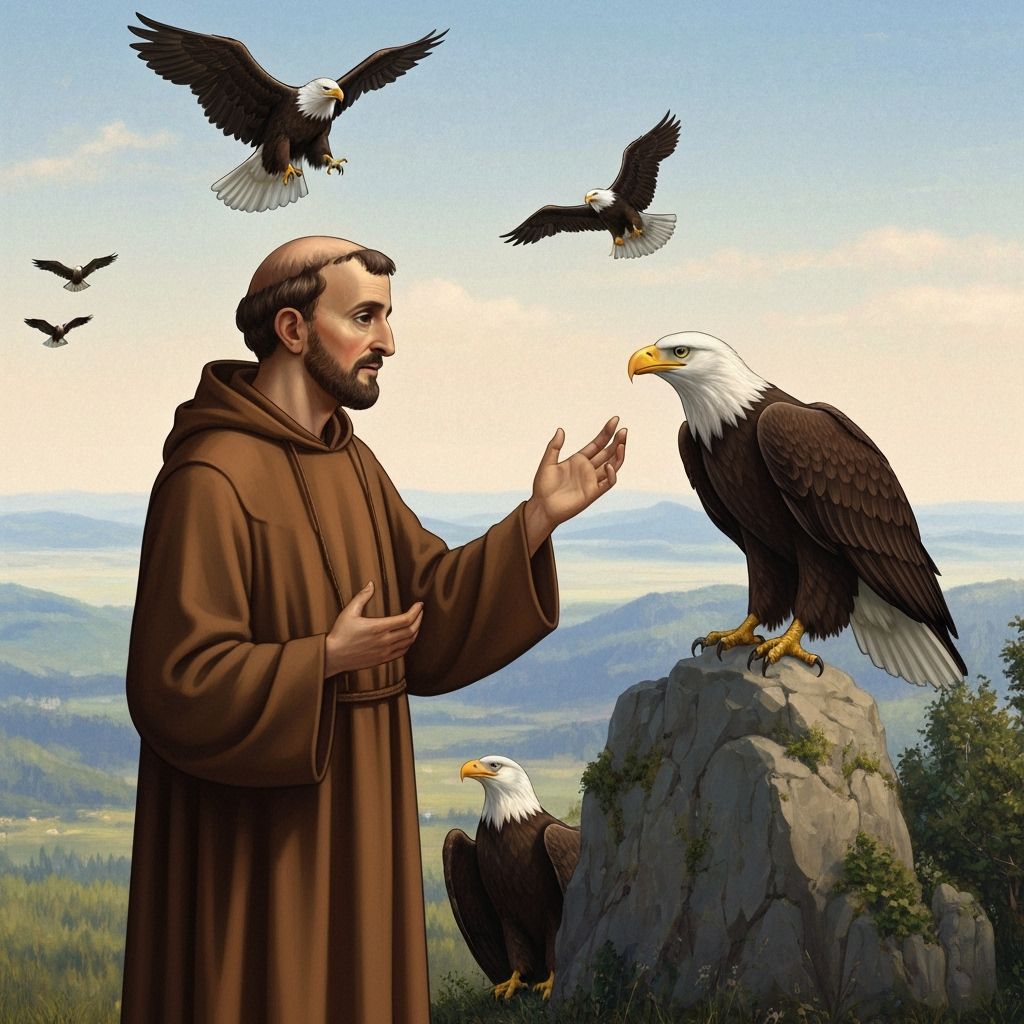 St. Francis Serenity: Talking to Eagles