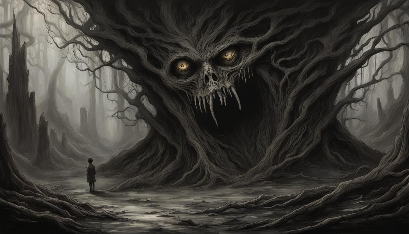 Chilling Abyss: An Unending Expanse of Darkness