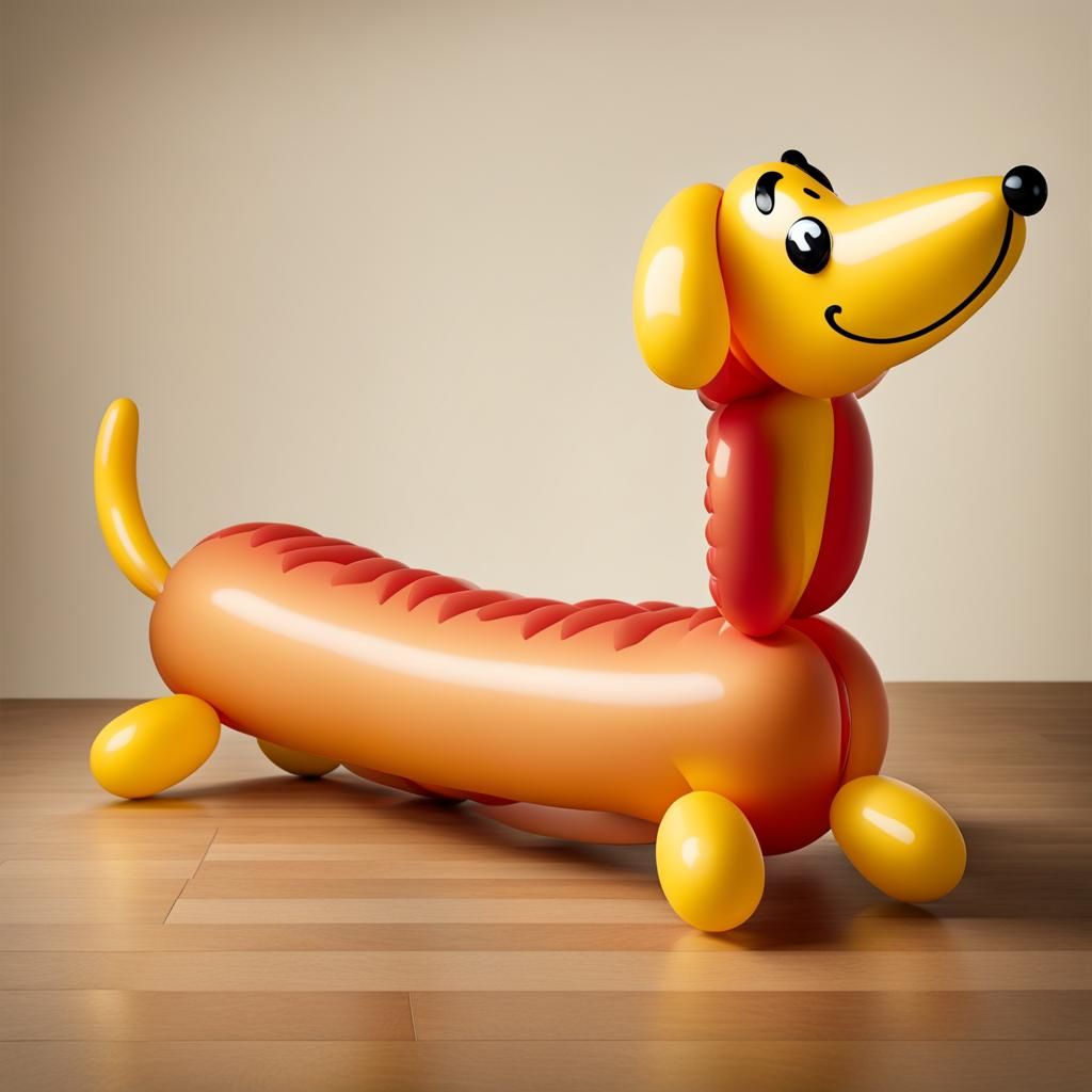 Balloon Animal Dachshund: A Whimsical Creation