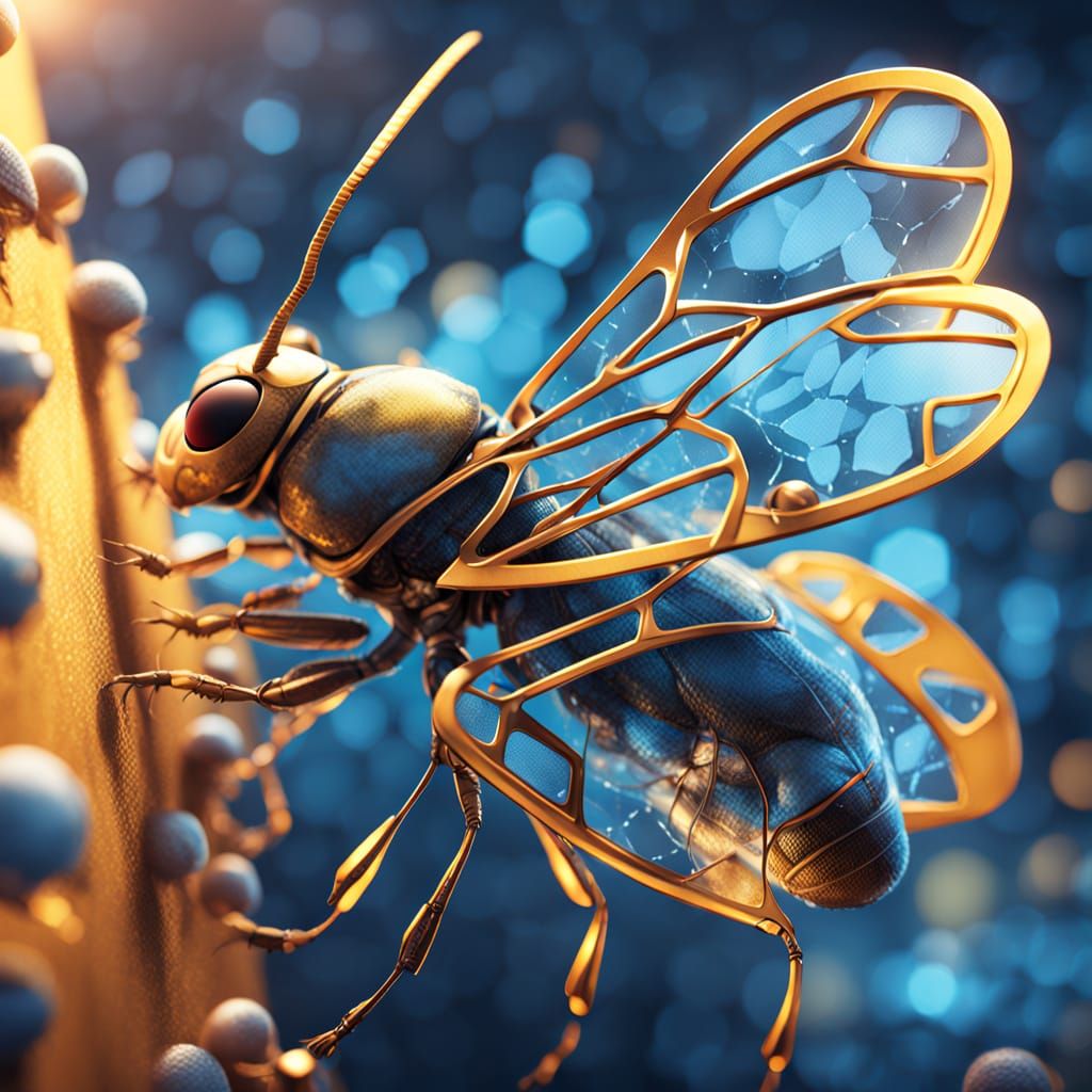 Insect Scientists in Golden Hour Lighting