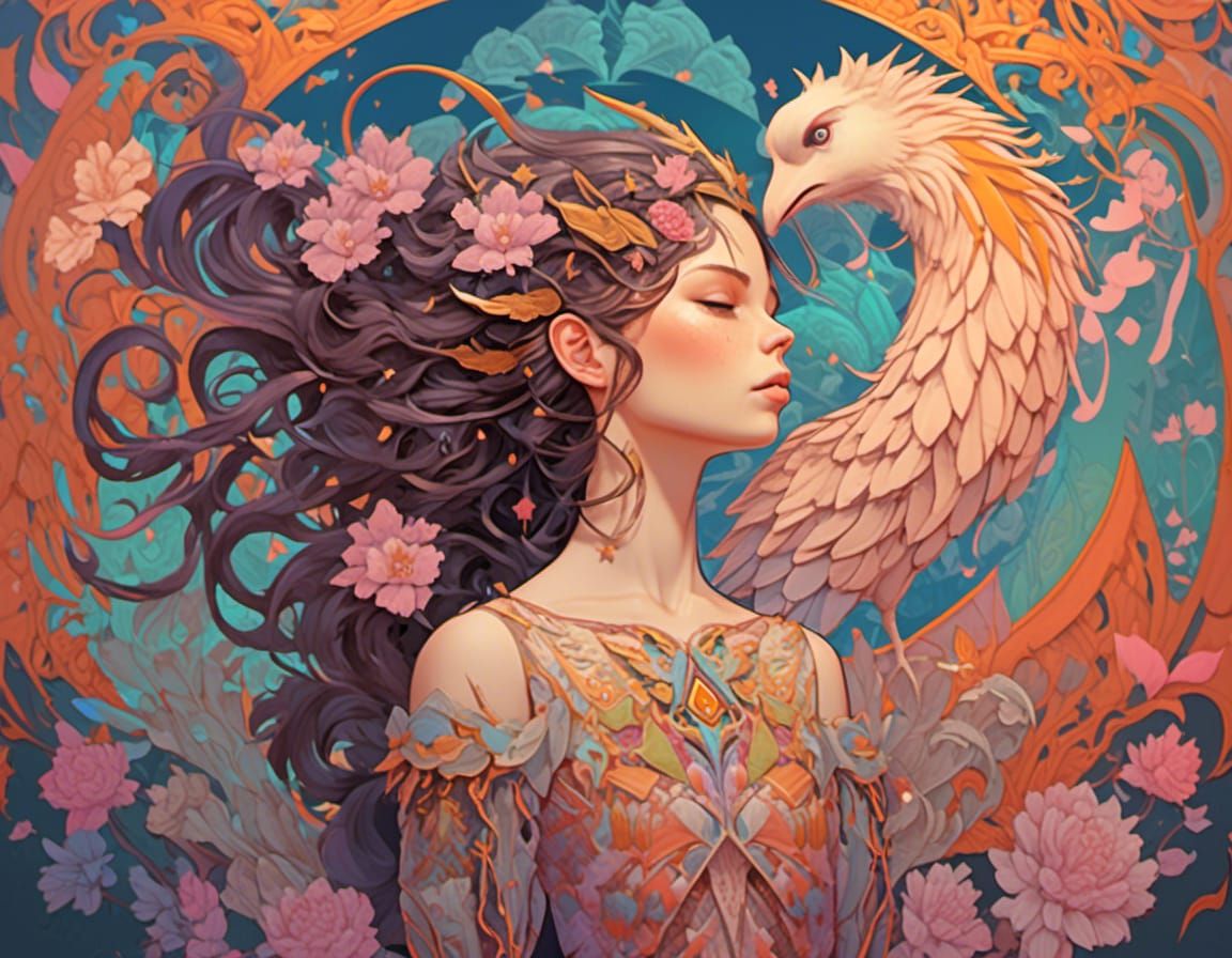 Goddess of Living Things in Pastel Fantasy