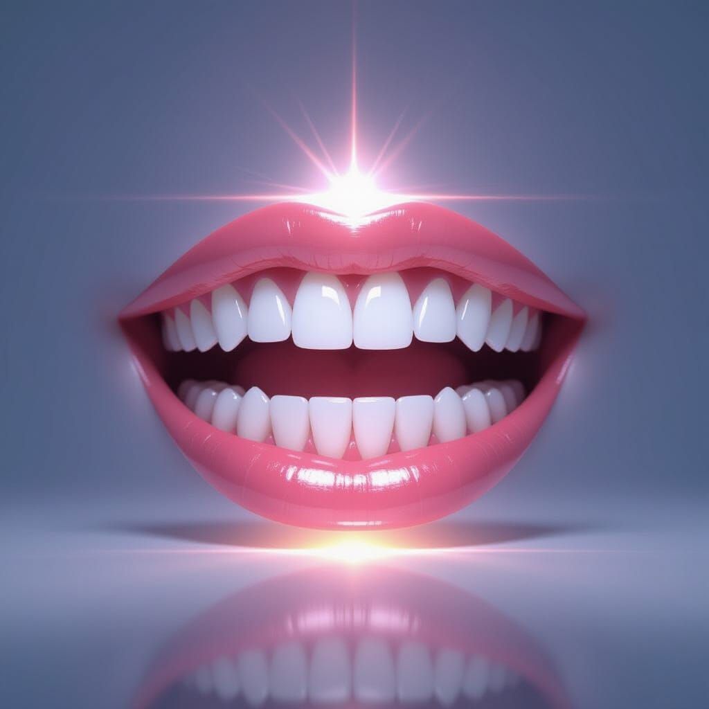 Hyperrealistic 3D Smile Radiating Pure Joy