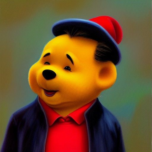 Satirical Oil Painting Mashup in Gurney Style