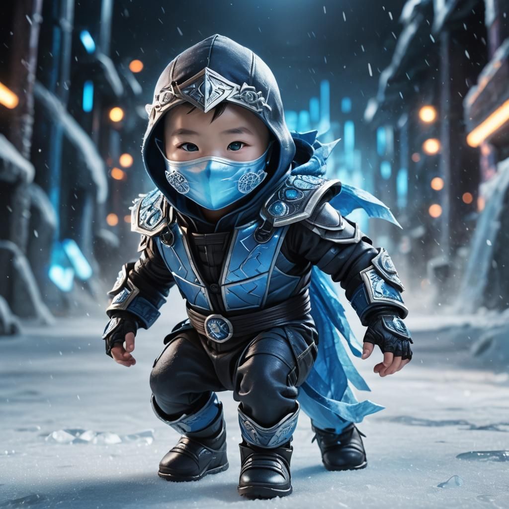 Baby Sub-Zero on the Runway: Fantasy Art