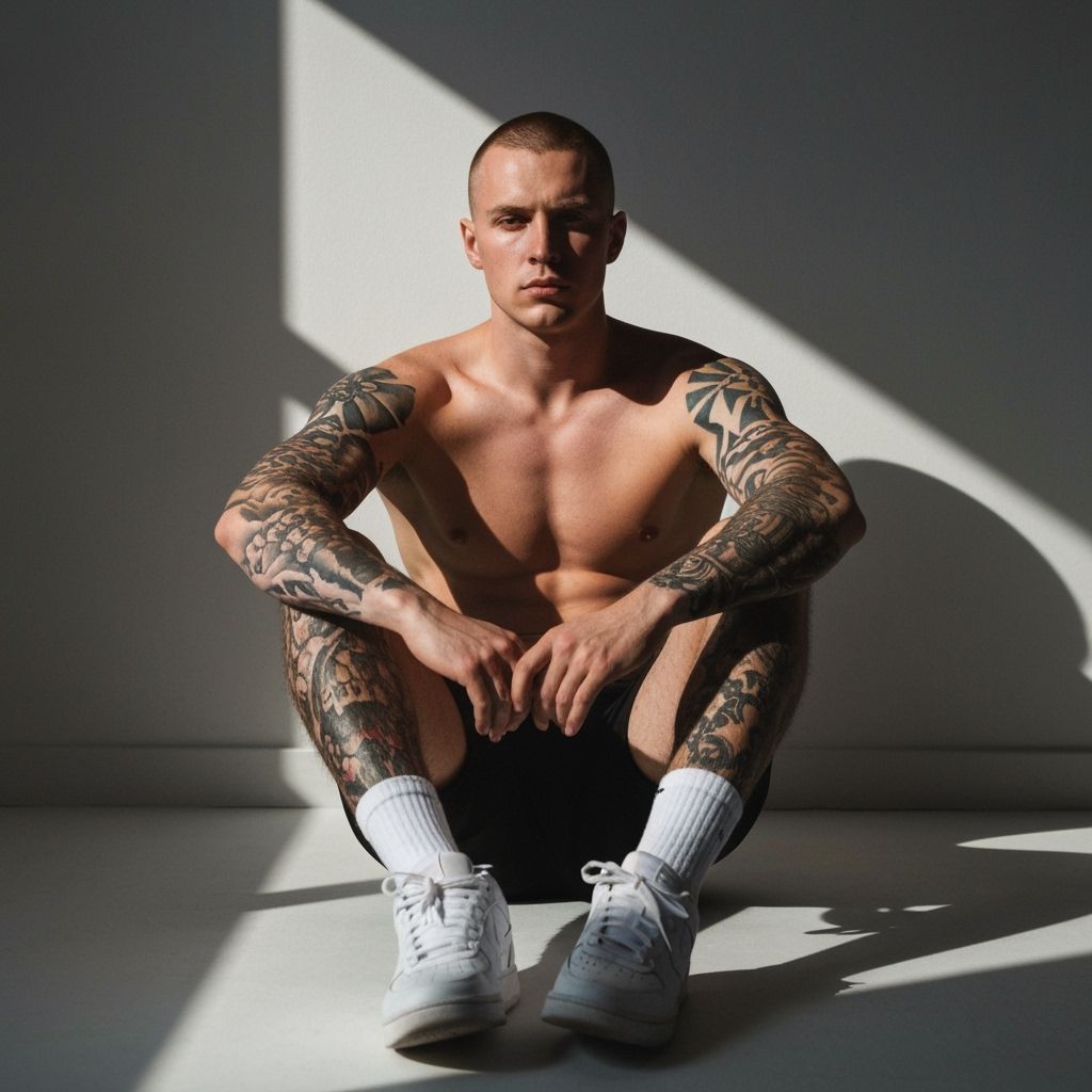 Hyper-Realistic Portrait of a Young European Man