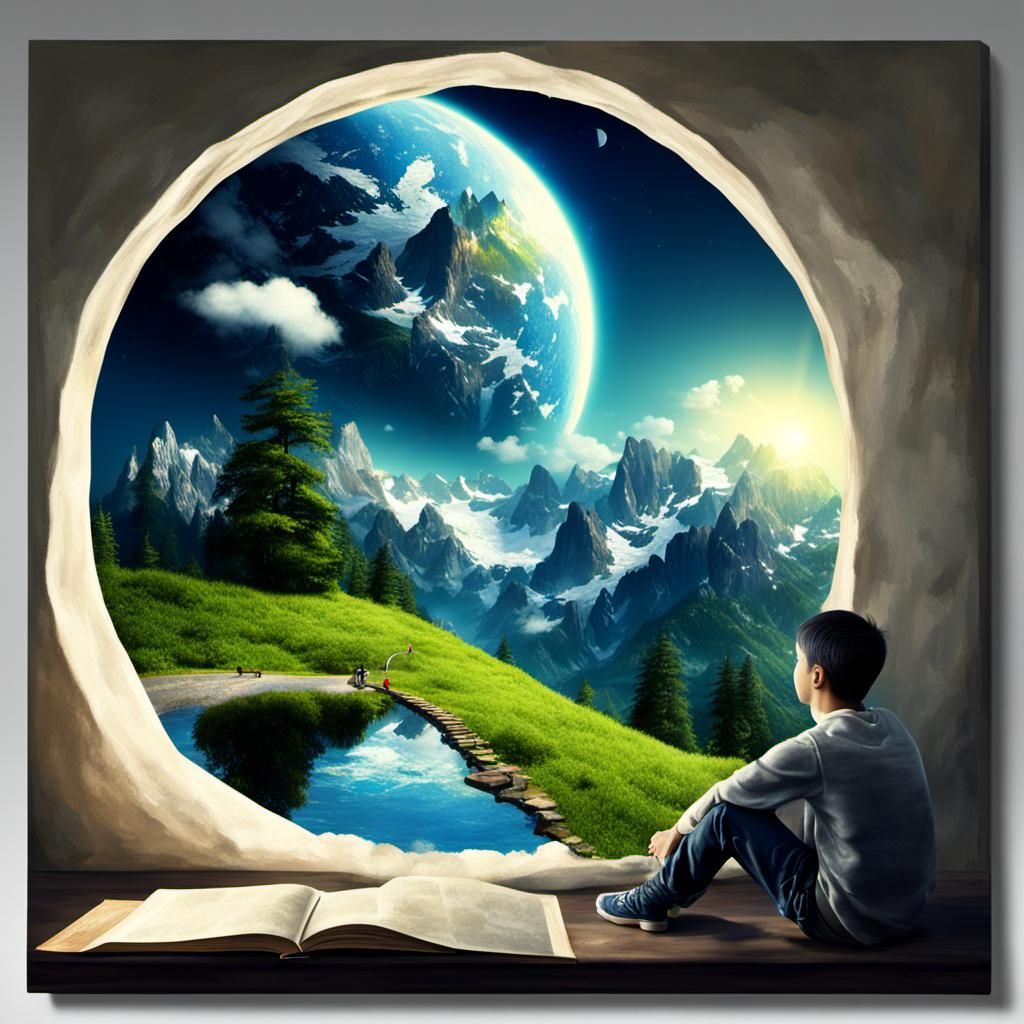 Photorealistic Dream of a Beautiful World