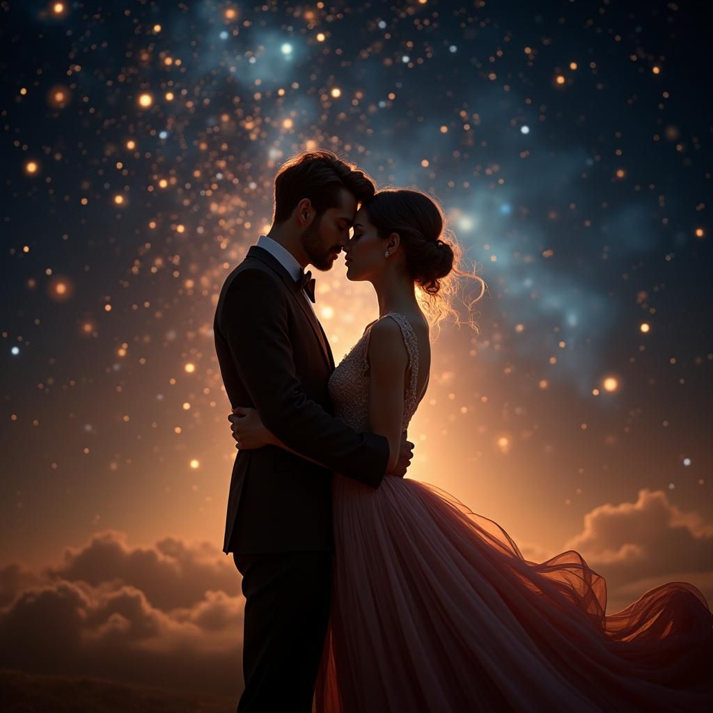 Galactic Embrace: A Cinematic Sci-Fi Romance