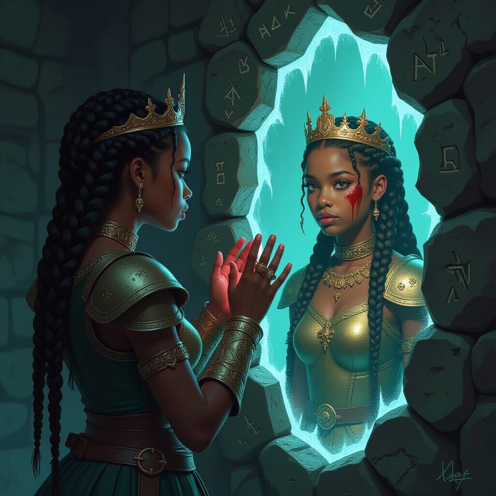 Mystical Mirror Reveals a Dark Vision