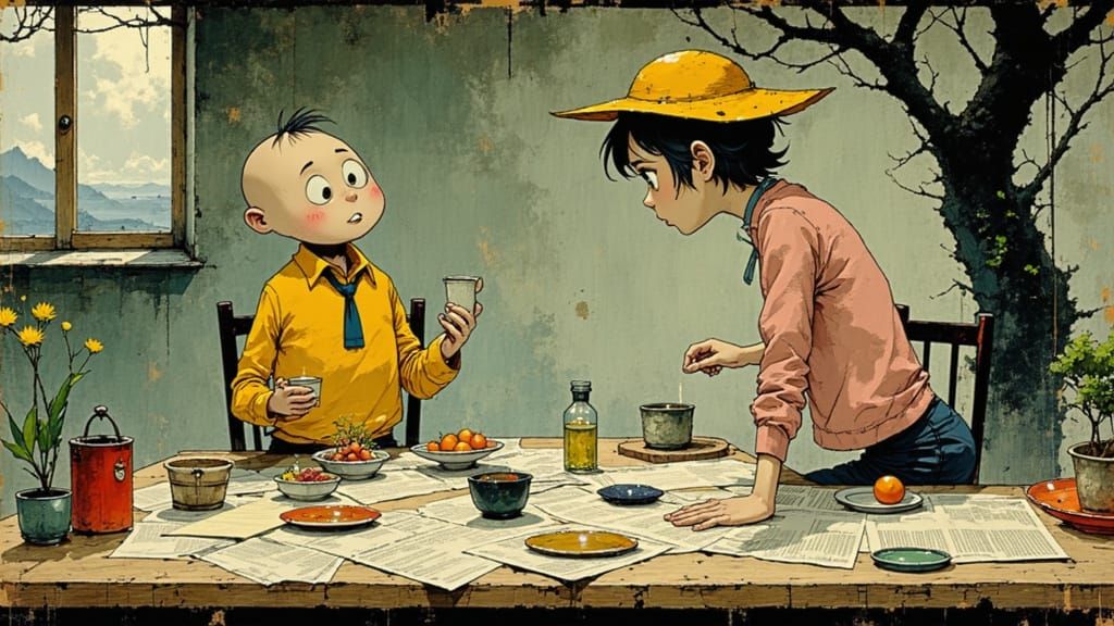 Surreal Encounter in Unlikely Bedfellows
