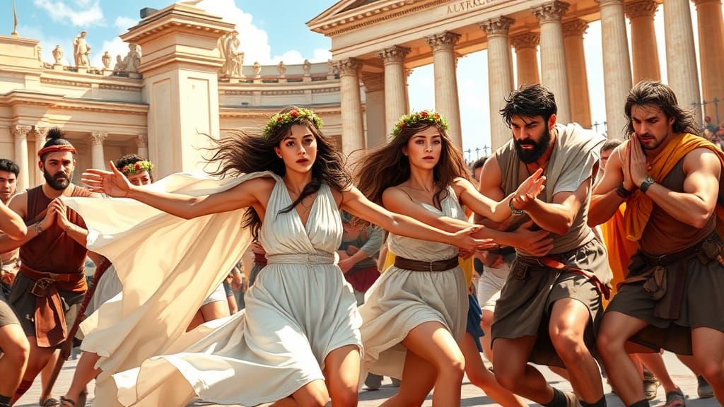 Abduction of Sabine Women in Ancient Rome