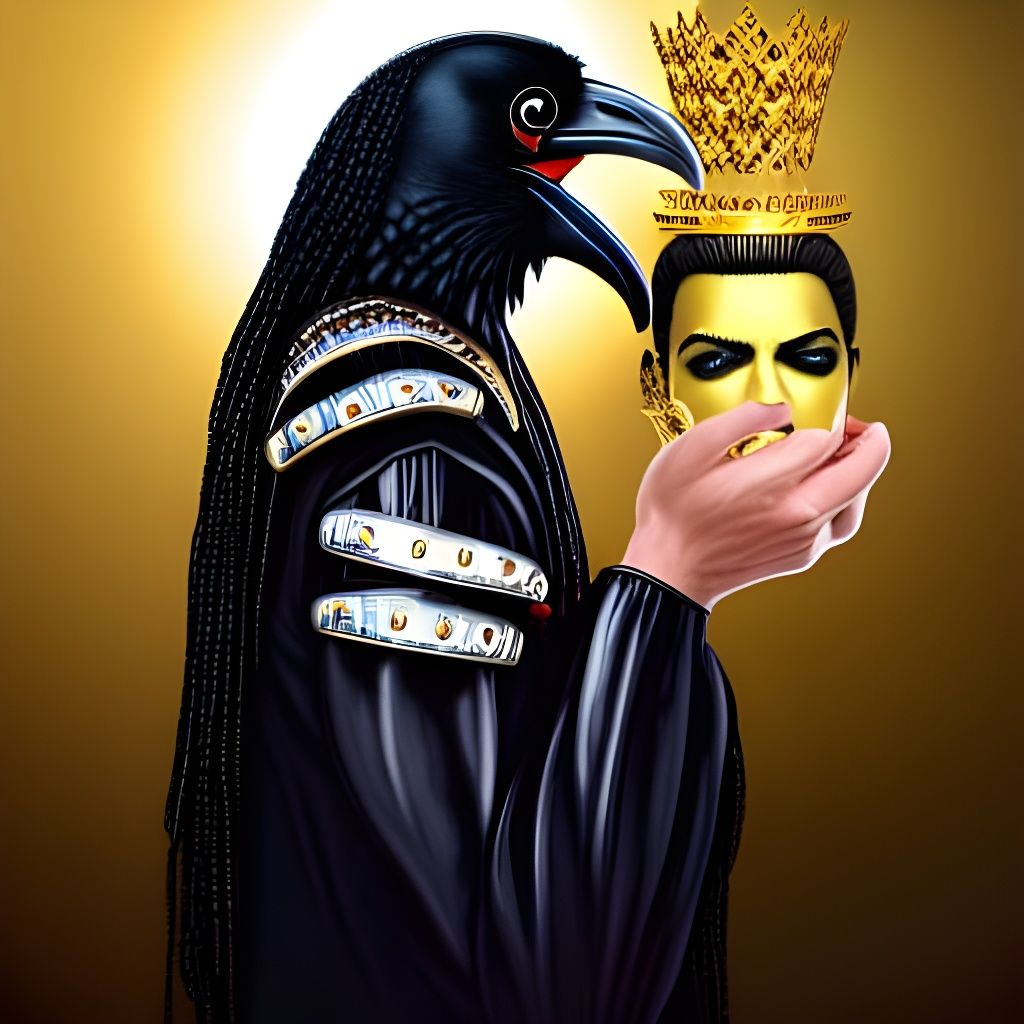 Retro Art: James, Jackson, and the Raven King