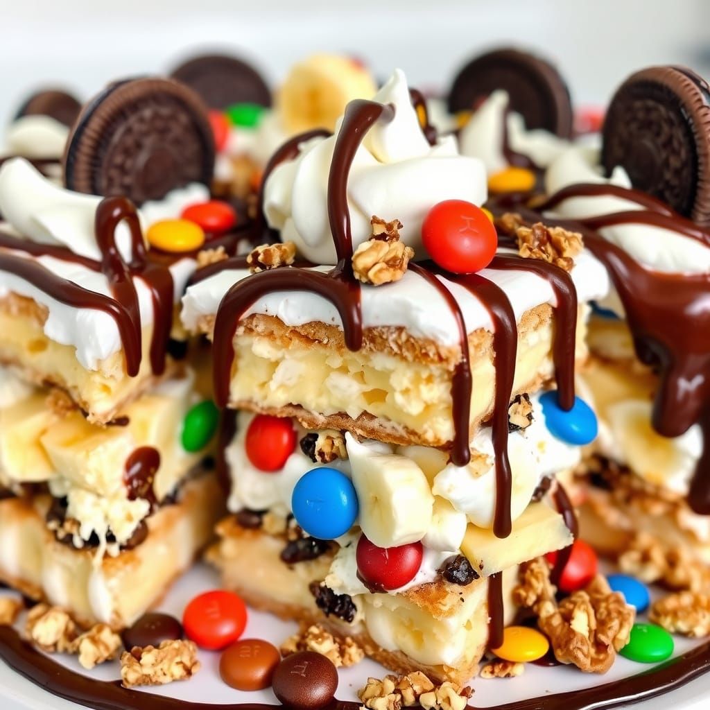 Tropical Ice Cream Cakes in Vibrant Color