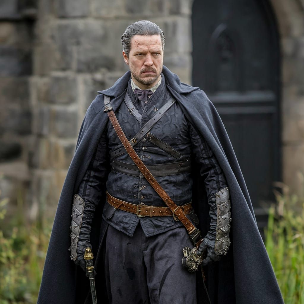 Grimdark Cityscape in Dark Realism Style