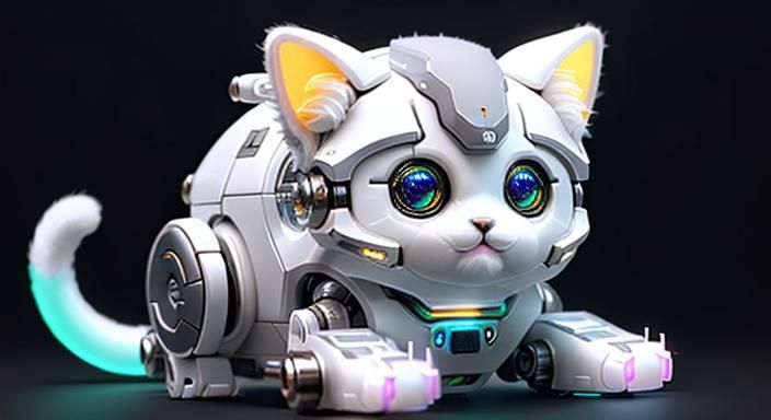 Playful cute Toy cat