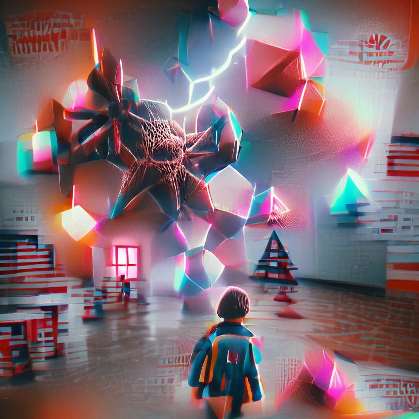 AI Generated Image from Blank Prompt