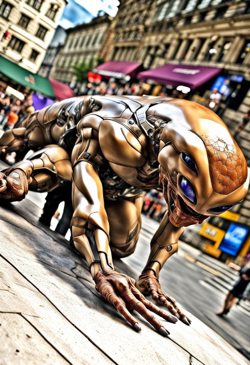 Photorealistic Aliens in Exotic Fashion